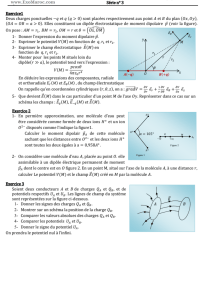 Physics Electrostatics Exercise Set: Dipoles, Fields, Conductors