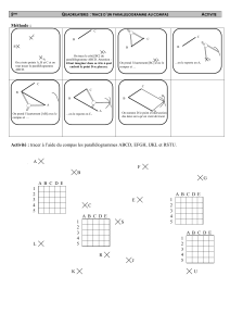 Tracer un parall&eacute;logramme au compas : Activit&eacute; de g&eacute;om&eacute;trie 5&egrave;me