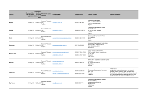 Swiss Research Fellowships for African Countries