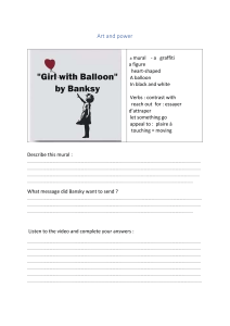 Art and Power: Banksy's Girl with Balloon Worksheet