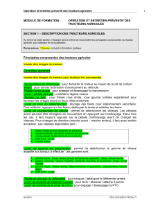 Formation conduite entretien