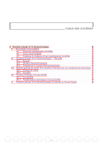 Deuxi&egrave;me principe de la thermodynamique : R&eacute;versibilit&eacute; et entropie