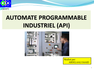 Automate Programmable Industriel (API) - OFPPT