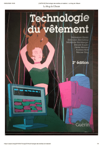 Technologie textile et mat&eacute;riel pour l'examen CAP Mode