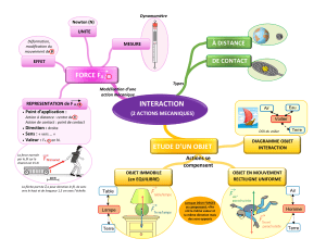 Carte mentale : Les forces en physique