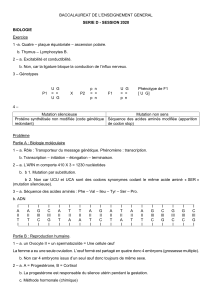 Examen de Biologie Baccalaur&eacute;at 2020 s&eacute;rie D