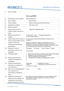 Reference Check FR Ing&eacute;nieur Civil Yann Levy BROU