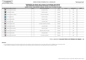 2026 BEPC EPS Exam Report Form - College Prive Les Perdrix de Gbabou