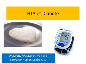 HTA et Diab&egrave;te: Hypertension et Diab&egrave;te