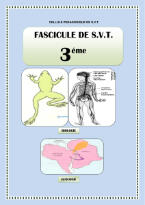 Manuel S.V.T. 3&egrave;me : Le&ccedil;ons de Biologie & G&eacute;ologie