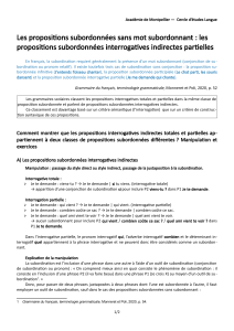 Propositions subordonn&eacute;es interrogatives indirectes partielles