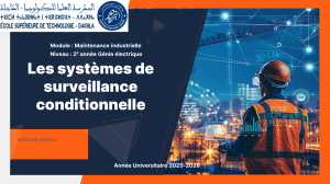 Les syst&egrave;mes de surveillance conditionnelle - Maintenance industrielle