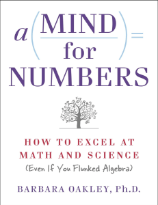 A Mind for Numbers: Excel at Math & Science