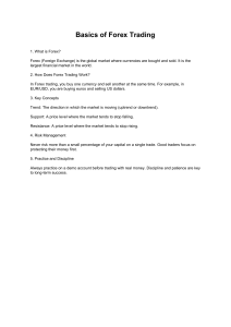 Basics of Forex Trading