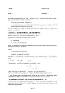 Examen Moteur Asynchrone 1990 HRPA2