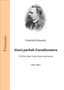 Ainsi parlait Zarathoustra de Nietzsche : Philosophie du Surhomme