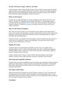 The Rise of IO Games: Simple, Addictive, and Global