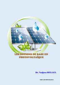 Les notions de base en photovolta&iuml;que