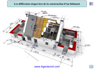 &Eacute;tapes de construction d'un b&acirc;timent