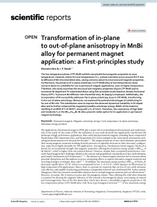 MnBi Alloy Anisotropy for Permanent Magnets: DFT Study