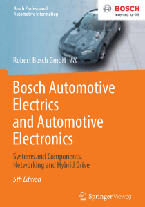 Bosch Automotive Electrics & Electronics: Systems, Networking, Hybrid Drive