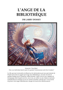 L'Ange de la Biblioth&egrave;que : Synchronicit&eacute; et Conscience Universelle