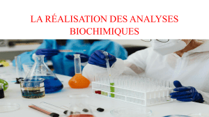 Analyse Biochimique : M&eacute;thodes de Titrage Acide-Base