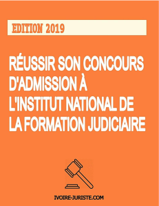 Guide pour r&eacute;ussir les concours d'admission &agrave; l'INFJ