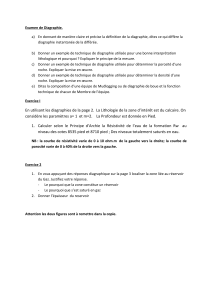 Examen de Diagraphie: Questions d'examen de diagraphie