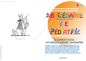 Ab&eacute;c&eacute;daire de P&eacute;diatrie: &Eacute;viter les erreurs en p&eacute;diatrie