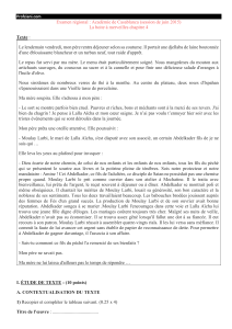 Examen de Litt&eacute;rature : La bo&icirc;te &agrave; merveilles Chapitre 4