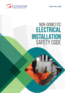 Non-Domestic Electrical Installation Safety Code