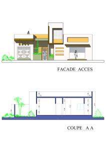 Facade Access & Section A-A Drawing