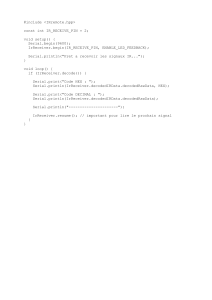 Arduino IR Receiver Code