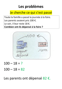 Probl&egrave;mes de math&eacute;matiques : Soustraction