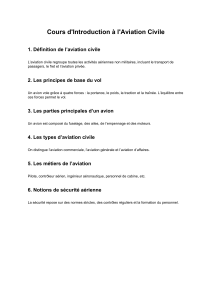 Cours d'Introduction &agrave; l'Aviation Civile