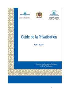 Guide de la Privatisation Maroc 2018