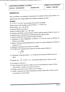 2011 EAMAC Technician Physics Exam: Phobos Satellite