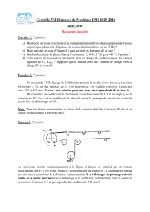Examen &Eacute;l&eacute;ments de Machines EM4 2025-2026