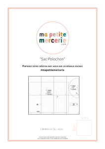 Sac Polochon Sewing Pattern | ma petite mercerie