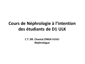 Néphrologie CT Dr Chantal Zinga