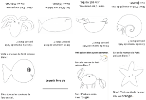 Le petit livre de Petit poisson blanc