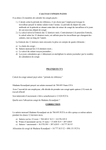 Calcul des cong&eacute;s pay&eacute;s : Guide des m&eacute;thodes de calcul