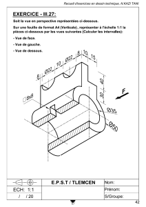 Technical Drawing Exercise: Orthographic Views from Isometric Perspective
