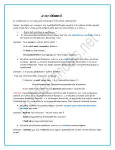 Le conditionnel en fran&ccedil;ais : usage et conjugaison