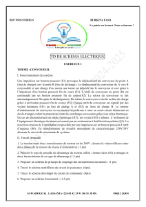 TD de sch&eacute;ma &eacute;lectrique : Convoyeur