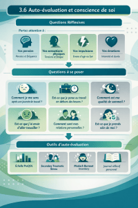 Self-Evaluation and Self-Awareness Infographic
