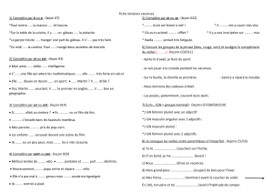 Fiche r&eacute;visions vacances: Exercices de fran&ccedil;ais et maths