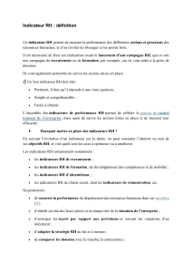 Indicateur RH : d&eacute;finition et principaux indicateurs de performance
