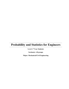 Probability and Statistics for Engineers Textbook